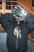 Unseen black gloves